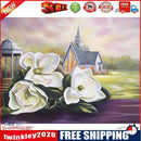 5D Diamond Painting Kit Abstract Bouquet Church Full Round Drill DIY Crafts
