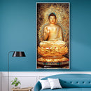 Rhinestone Diamond Painting 5D Full Round Drill DIY Buddha Picture Poster D