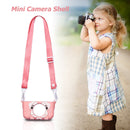 Portable Mini Cartoon Camera Cover Adjustable Silicone Shell (Pink Dog) Newly