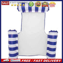 PVC Water Hammock Float Lounger Pool Inflatable Recliner Chair (Dark Blue)