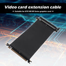 PCIe 3.0 16X Extension Cable 180 Degree 16X to 16X Ribbon Riser Card (15cm)