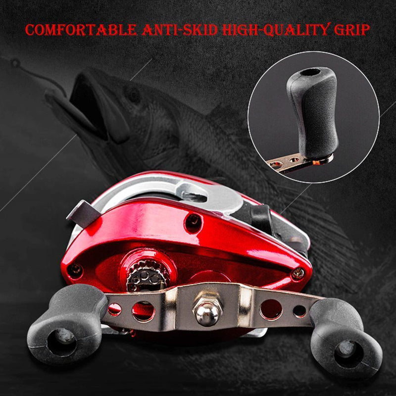 Homever Bearings Waterproof Right Hand Baitcasting Spinning Fishing Reel with Li