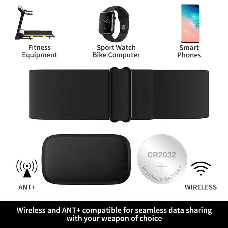Waterproof Heart Rate Monitor with Chest Straps Cycling Bike Sports Monitor