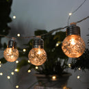 3.8m Solar 10 LED Ball Fairy String Light Lamp for Garden Path Yard Decor Newly