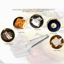 3in1 Multifunctional Steel Food Flipping Steak Clamps Spatula US U9Q7