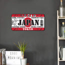 Japan Retro Metal Plate Tin Sign for Bar Pub Club Cafe Wall Art Home Decor