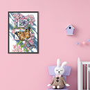 Stamped Cross Stitch Kits Butterflies Plants Embroidery DIY Sets 2 Strands 14CT