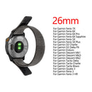 Nylon Loop Strap for Garmin Fenix 7X/6X/5X Plus Watch Band (26mm Grey) Newly