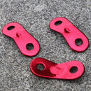 Camping Knot Tightening Guy line Double holse  Hook Fastener Rope Buckles