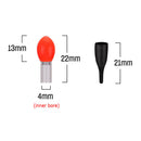 Electronic Fishing Float Tail Light Luminous Fishing Buoy Lights (Orange)