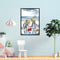 #A Cartoon Partial Cross Stitch 11CT Cotton Hemming DIY Printed Embroidery Art K