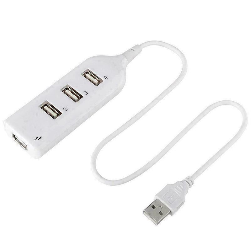 High Speed 4 Port USB HUB 2.0 Multi Splitter Expansion Laptops Desktop S0D4 I0N4