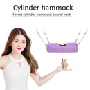 Plush Tunnel Hammock for Hamster Ferret Small Animal Warm Glider Pendant Be