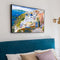 Painting By Numbers DIY Drawing Coastal Town Hand Painted Oil Canvas Kit Craf