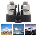 Heavy Duty M10+M8 Power Cable Distribution Stud 5/16 inch Bus Bar Terminal Bl