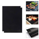 2pcs Reusable Non-Stick BBQ Grill Mat Pad Baking Sheet Barbecue Oven Tool Newly