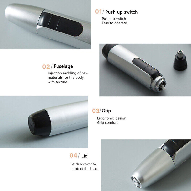 Electric Shaving Nose Ear Trimmer Safety Face Care for Men Beard Cleaning