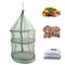 Foldable Drying Net Green Rack Net Dryer with Zipper for Fish Fruit Vegetable