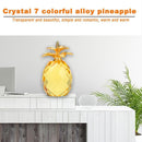 Transparent Crystal Pineapple Figures Office Ornament DIY Art Gift Home Decor