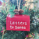 Ornaments Merry Christmas Christmas Pendants Metal Crafts Mailbox Tree Decor
