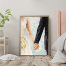 Full Embroidery Holding Hands Stamped 11CT Needlework Sets DIY Cross Stitch Kits