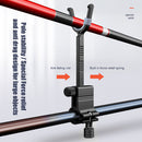 Adjustable Fishing Rod Bracket Aluminum Alloy Fishing Pole Locker (Black) Newly