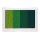 4 Colors Gradient Inkpad DIY Stamp Colored Ink Pad Printing Stationery(4) Newly
