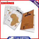 Akaddy Journal Diary Notebooks Scratch World Map Travel Report Travel Log