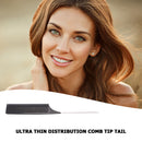 Fine-Tooth Metal Pin Tail Comb Plastic Hair Styling Hairdressing Dyeing Brush