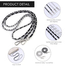 47 inch DIY Chain Strap Handbag Purse Accessories Replacement with Metal Buckles