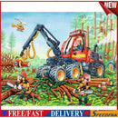 DIY Diamond Painting Kits Full Round Drill Excavator Mosaic Wall Home Decor