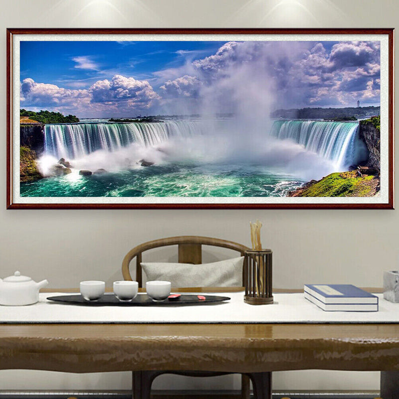 5D DIY Diamond Painting Landscape Full Round Drill Kit Rhinestones Home Decor