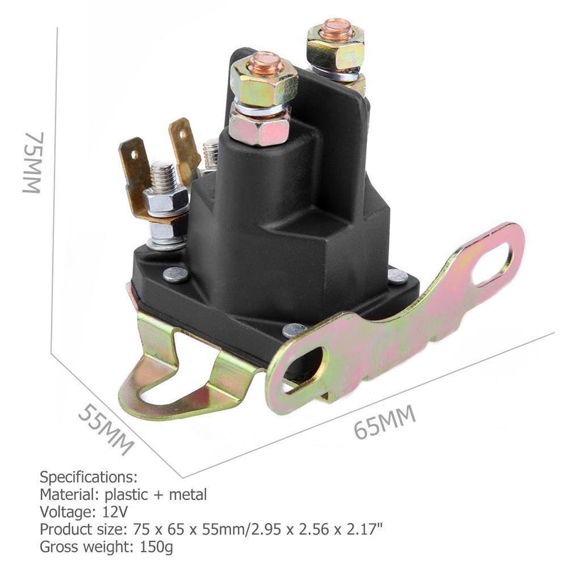 4-pole Starter Solenoid Relay for BRIGGS STRATTON Motorboat Lawn Mower Newly