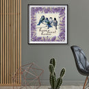 5D DIY Diamond Painting Lavender Bird Full Round Drill Mosaic Art Picture D