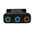 ALLOYSEED Adapter Converter VGA Male, 3 RCA Female Converter Adapter Spli