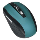 2.4GHz Wireless Optical Mouse 6 Buttons USB Receiver 2000 DPI Mice (Blue)