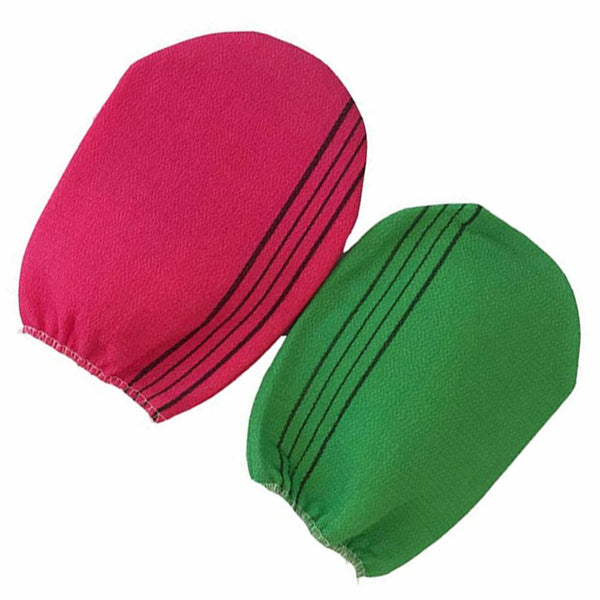 Viscose Fiber Smooth Skin Exfoliating Towel Shower Scrubber Body Rub Bath Glove