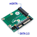 Mini PCI-E Msata SSD to 2.5 Inch SATA Adapter Converter Card Module Board