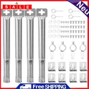 4pcs Front to Rear Grill Inflamer Tube High Temperature Resistant Grill Pipe