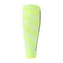 Leg Calf Shin Splints Support Running Athletics Compression Sleeves (Green)