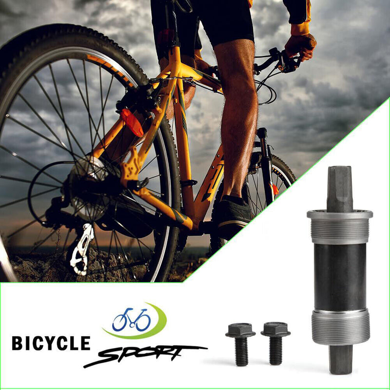 MTB Bike Axis BB Bottom Bracket Square Tapered Spindle Axis Parts (122.5mm)