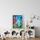 5D DIY Full Round Drill Diamond Painting Oil Paint Flower Handmade Art Orna