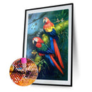 5D DIY Full Drill Diamond Painting Parrot Cross Stitch Needlework Craft Mosaic K