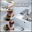 Basin Bounce Drain Filter With Anti-clogging Basket Size Sink Drain Stopper