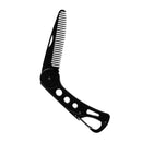 Anti static Hairdressing Styling  Beard Comb Hair Mustaches Brush Foldable