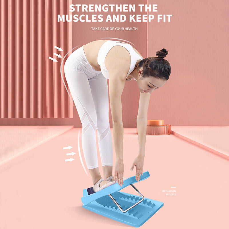 Inclined Stretching Plate Folding Fitness Relaxation Board Pedal (Blue)