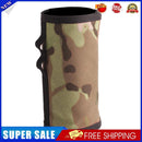6.5x9.9cm Gas Canister Cover Protector Storage Bag for Camping (Light Camo)
