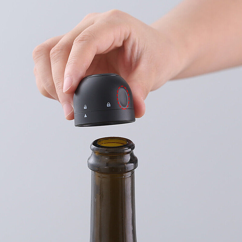 ABS Red Wine Bottle Cap Stopper Silicone Sealed Champagne Stoppers Freshing