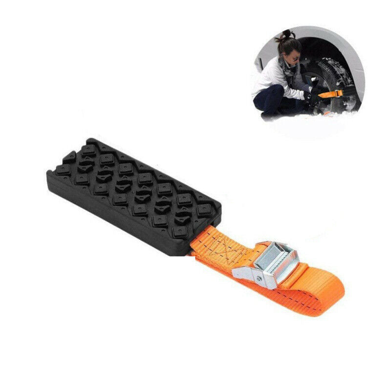 PU Anti-Skid Car Tire Traction Blocks Emergency Snow Mud Sand Tire Chain Straps