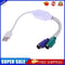 USB to PS2 Mouse Keyboard Converter U-port to Round Port Cable Line Adapter